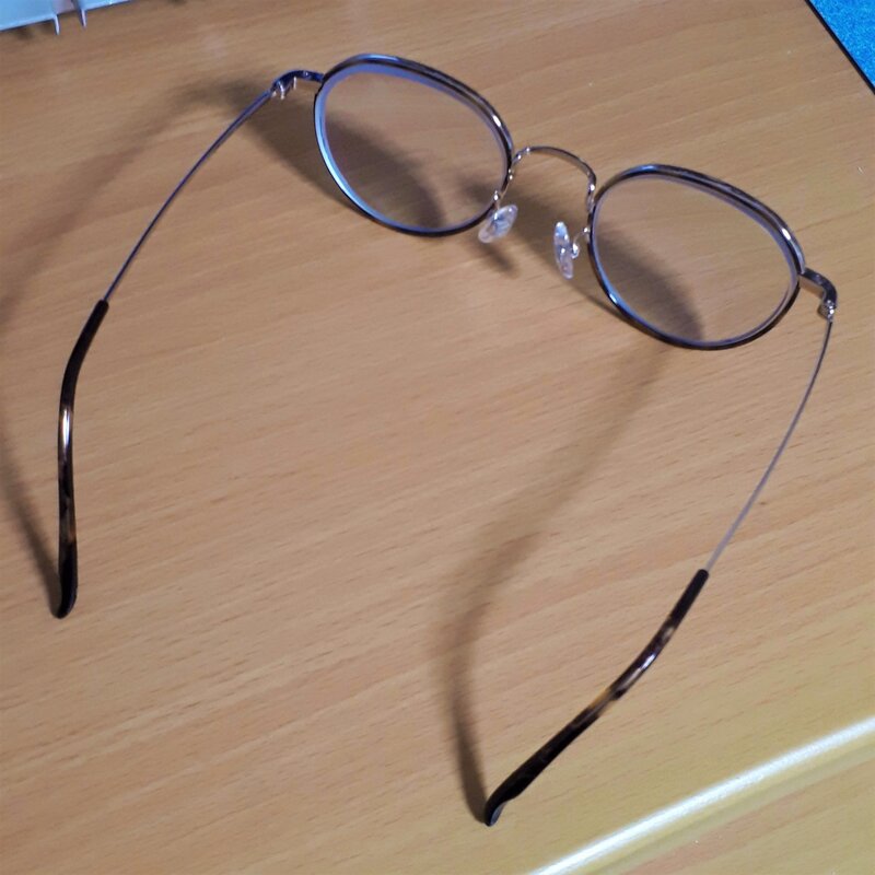 遠近両用メガネ_背面から全体