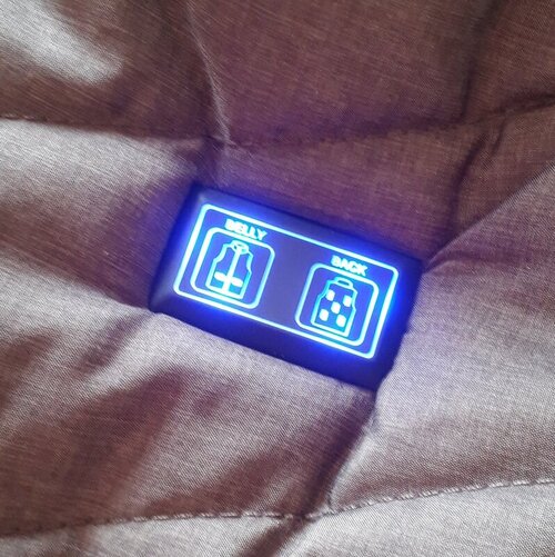 電熱ベスト-低温モード