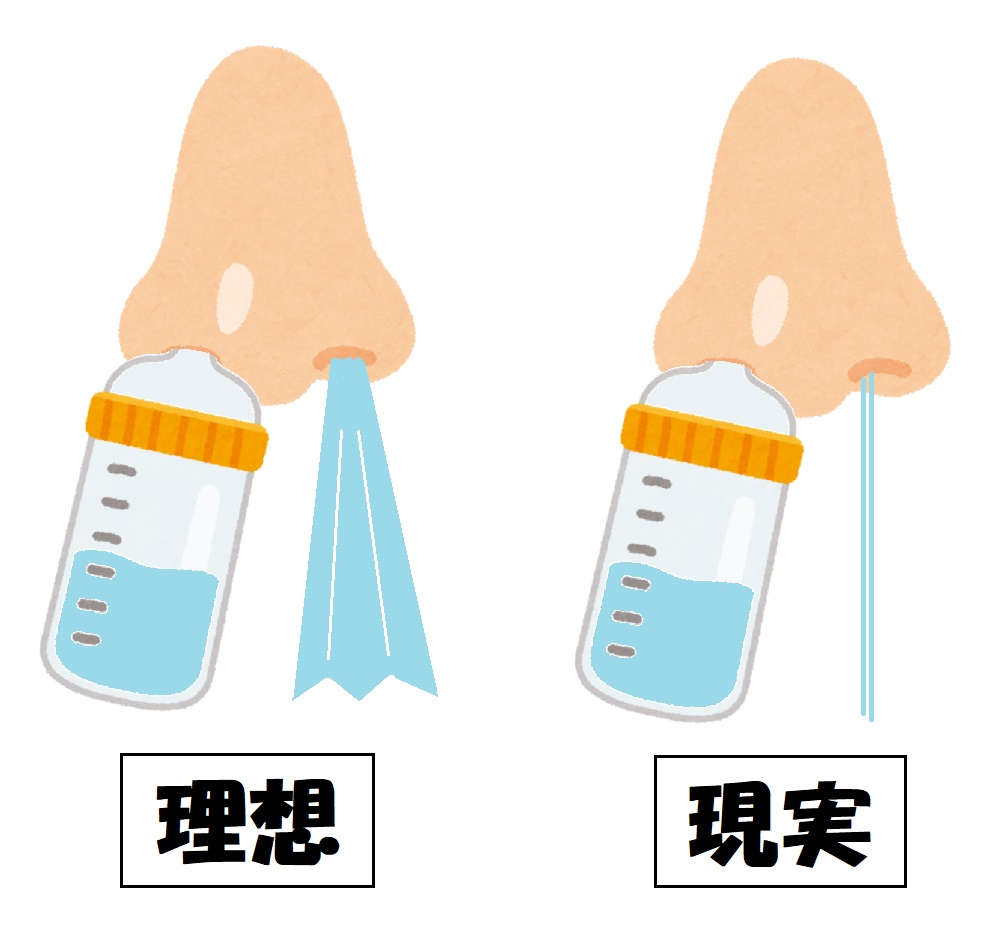 鼻うがいの理想と現実
