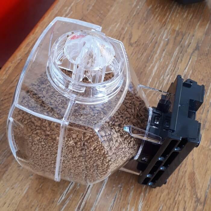 コーヒーパウダー充填完了