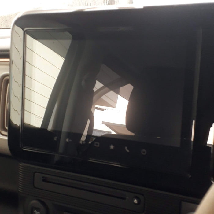 ワゴンRスマイル＿ナビ保護シート貼り付け後