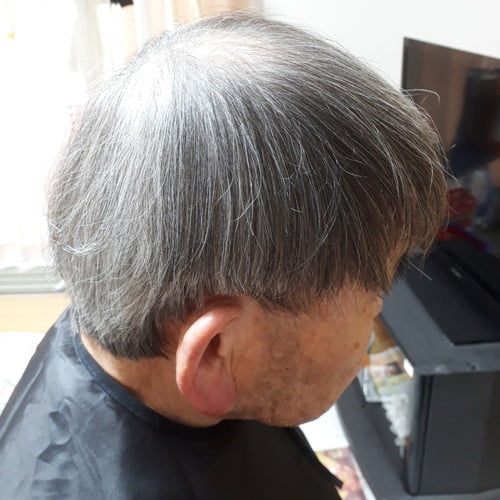 散髪前（よこ）