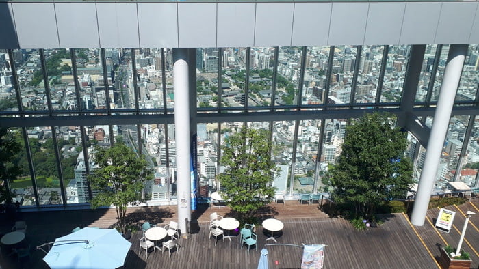 ハルカス300からの風景