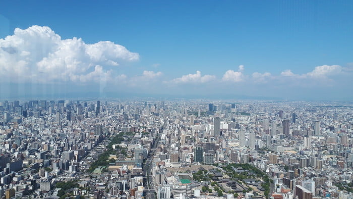 ハルカス300からの風景