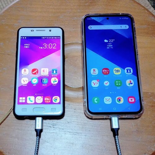 Galaxy Feel SC-04J と Galaxy A54 5G SC-53D