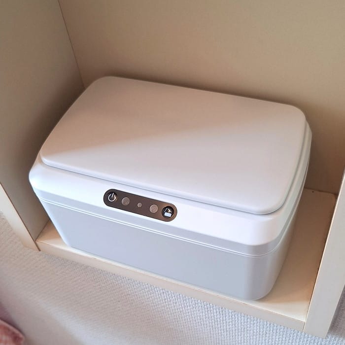 自動開閉ウェットティッシュケース＿Smartru＿フタ閉じ