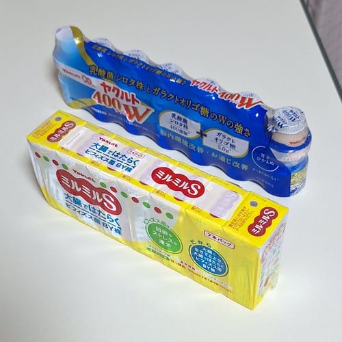 ヤクルト400とミルミルS
